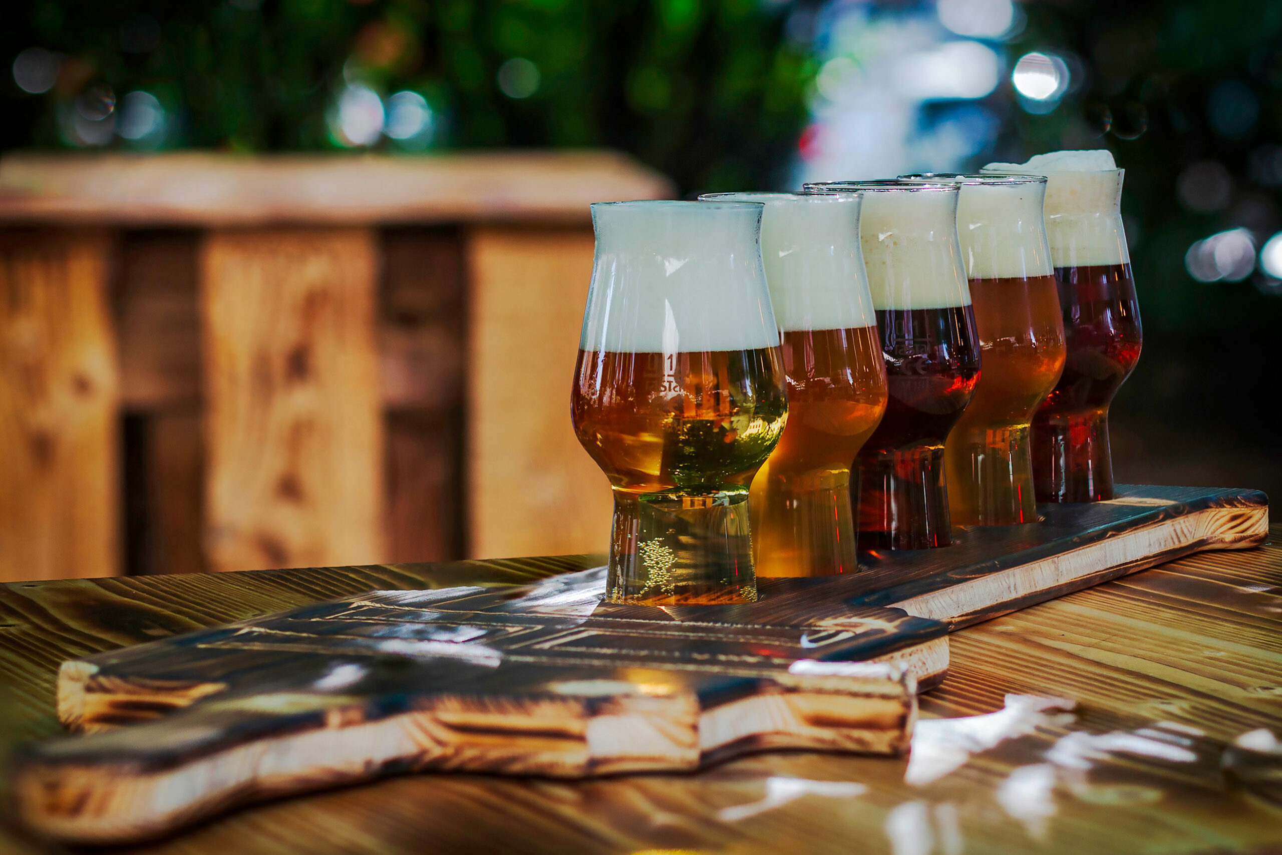 Bierverkostung (Biertasting) in der Hövels Hausbrauerei - Innenstadt Dortmund
